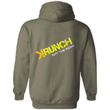 Men's Ice Strong Pullover Hooded Sweatshirt - Krunch Eat the Meat Back Logo