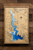 Eagle Mountain Lake in Tarrant and Wise Counties, Texas