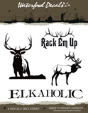 Waterfowl Decals Ultimate 5pc Elk Stickers