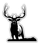Waterfowl Decals Ultimate 5pc Elk Stickers