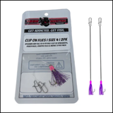 Fishing Addiction Clip On Flies Size 4