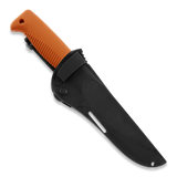 Peltonen M07 Ranger Puukko Black Cerakote Orange Handle FJP137