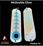 Ice Strong Outdoors - 8.5" Dual Fin Flasher Series - NEW 2026 Colors Released!