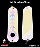 Ice Strong Outdoors - 8.5" Dual Fin Flasher Series - VOODOO Launch July 17 2026!