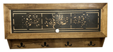 Family Tree Coat Rack Gun Concealment Decor - Handcrafted Wooden Gun Cabinets - Gun Shelf Hidden Storage for Rifles, Shotguns, & Handguns - Quick Access Hidden Wall Safe