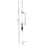 2 Pack Fishing Spring Feeder Baits Cage with 2 Hooks, Cage Hook Rigs Set with Sinker