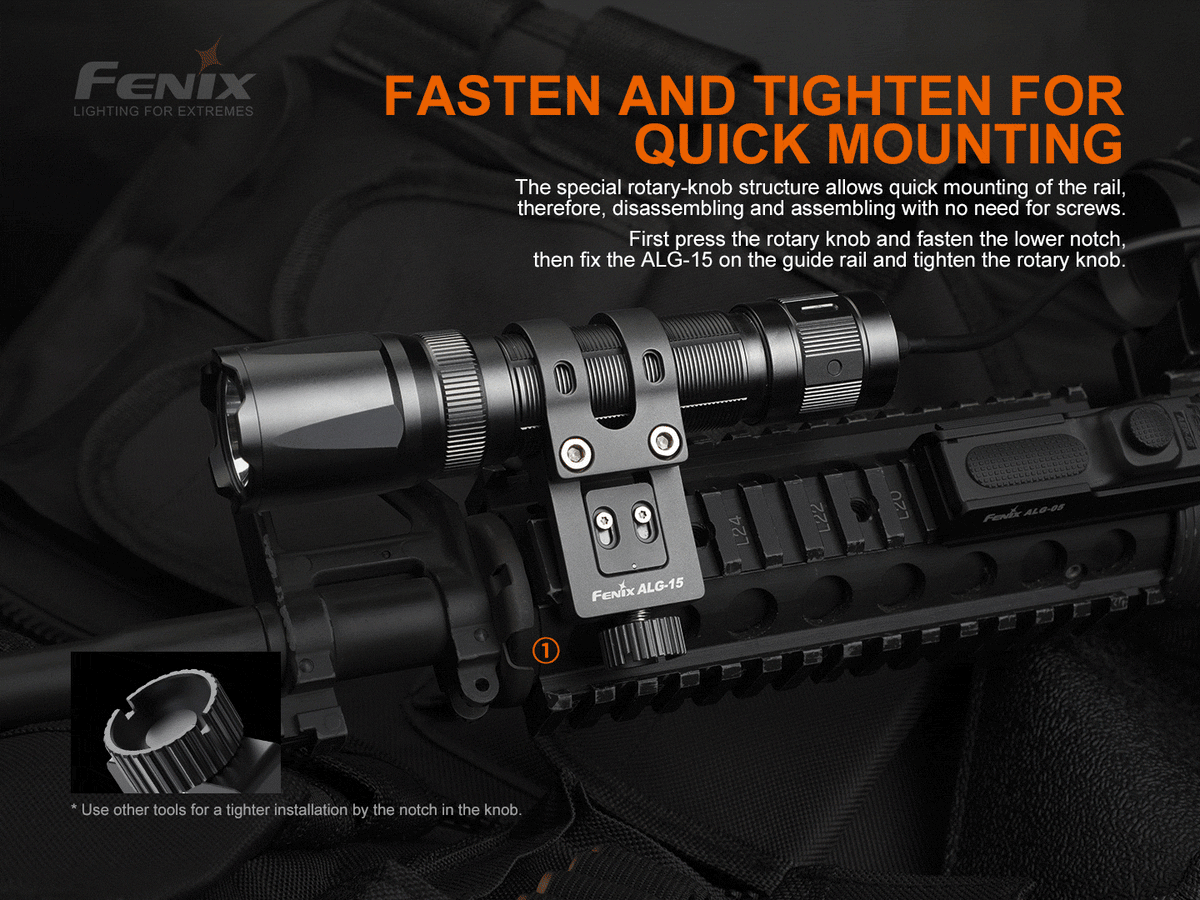 Fenix ALG-15 Tactical Rail Mount – Ice Strong Outdoors