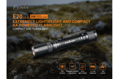fenix e20 v2.0 aa flashlight Fenix E20 V2.0 EDC Flashlight