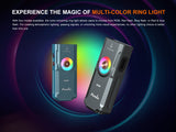 Fenix E06R Keychain Light with White, UV, and Red Laser Lights
