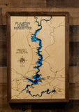 Flaming Gorge Reservoir in Sweetwater County, WY and Daggett County, Utah