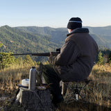 Folding Camping Stool 360¬∞ Swivel Hunting Chair with Anti-Sink Feet