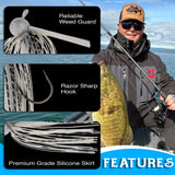 Reaction Tackle Lead Football Jigs 3-Pack - New