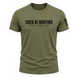 "Suck At Hunting" Tee