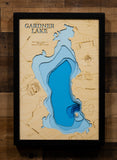 Gardner Lake in New London County, Connecticut