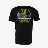 GW Logo Neon Graphic Tee | Heather Black