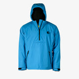 Waterproof 1/2 Zip Bog Hoodie | Mens - Blue