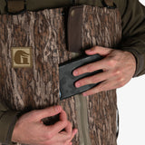 Omega Uninsulated Zip Waders | Mens - Mossy Oak Bottomland
