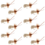 Goddard Caddis Dry Fly - 12 Flies Size 14