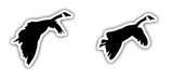 Waterfowl Decals Ultimate 5pc Goose Stickers