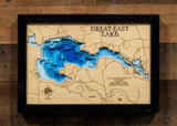 Great East Lake in New Hampshire and Maine