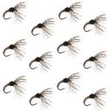 Hares Ear Sakasa Kebari - 12 Tenkara Flies - Size 14