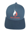 Ice Strong Outdoors -  Logo Baseball Cap Snapback - Black/Gray/Navy - White
