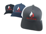 Ice Strong Outdoors -  Logo Baseball Cap Snapback - Black/Gray/Navy - White