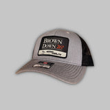 Brown Down 26  Woven Trucker