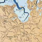 Hingham Harbor in Hingham, Massachusetts