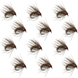 Hares Ear Holy Grail Caddis Pupa Emerger 12 Flies Hook Size 14