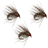 3 Pack Hares Ear Holy Grail Caddis Pupa Emerger Flies Hook Size 16
