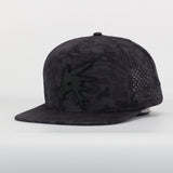 Black Marsh Duck Camo Back Country Performance Snapback Hat