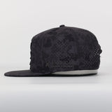 Black Marsh Duck Camo Back Country Performance Snapback Hat