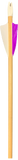 King Arrows - Youth Wood Arrows - 6 Pack