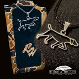 Dog- Stainless Steel Necklace and Pendant