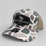 Black Hex Woven Trucker