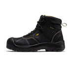 ROCKROOSTER Woodland Black 6 inch Waterproof Composite Toe Leather Work Boots AK663