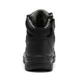 ROCKROOSTER Avalon Black 6 Inch Zip-sided Composite toe Leather Work Boots CP213BK