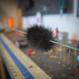 Rabbit Fur Bow String Silencers - Black