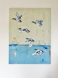 "Duck Calls" on canvas