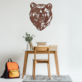 Bear Metal Wall Art - Wild Animal Steel Silhouette for Nature-Inspired Decor- KAF475