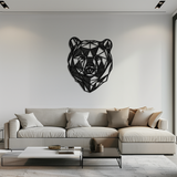 Bear Metal Wall Art - Wild Animal Steel Silhouette for Nature-Inspired Decor- KAF475