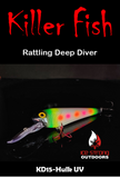 Ice Strong Outdoors - Killer Fish - Rattling DEEP Diver UV