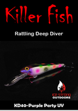 Ice Strong Outdoors - Killer Fish - Rattling DEEP Diver UV