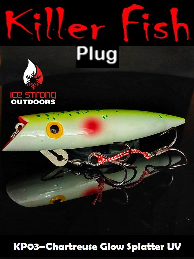 Ice Strong Killer Fish UV Rattling Trolling Plug - Pearl Two Face UV Ice Strong Killer Fish UV Rattling Trolling Plug - Pearl Two Face UV