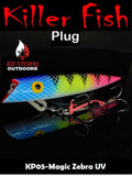 Ice Strong Outdoors - Killer Fish - Rattling TROLLING PLUG UV - NEW 2026 Colors Just Released!
