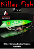 Ice Strong Outdoors - Killer Fish - Rattling TROLLING PLUG UV - NEW 2026 Colors Just Released!