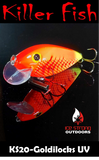 Ice Strong Outdoors - Killer Fish - Rattling Shallow Diver UV - NEW 2026 Colors Just Released!