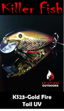 Ice Strong Outdoors - Killer Fish - Rattling Shallow Diver UV - NEW 2026 Colors Just Released!