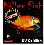RESTOCKED 5/3/26- Ice Strong Outdoors - CUSTOM Limited Run Killer Fish - Rattling Shallow Diver UV